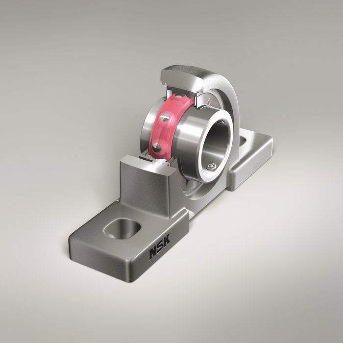 NSK Molded-Oil bearings offer long life at food plants